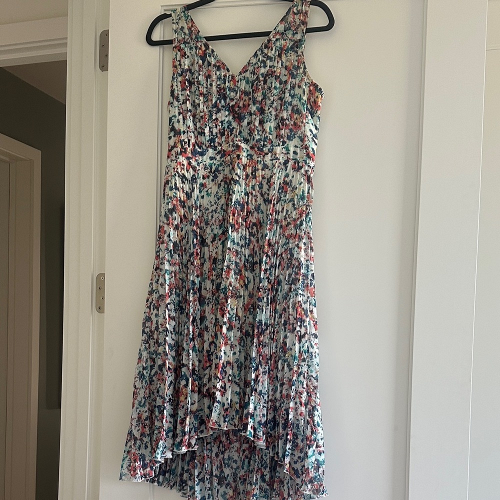 Plenty by Tracy Reese Floral Sleeveless High-Low Dress